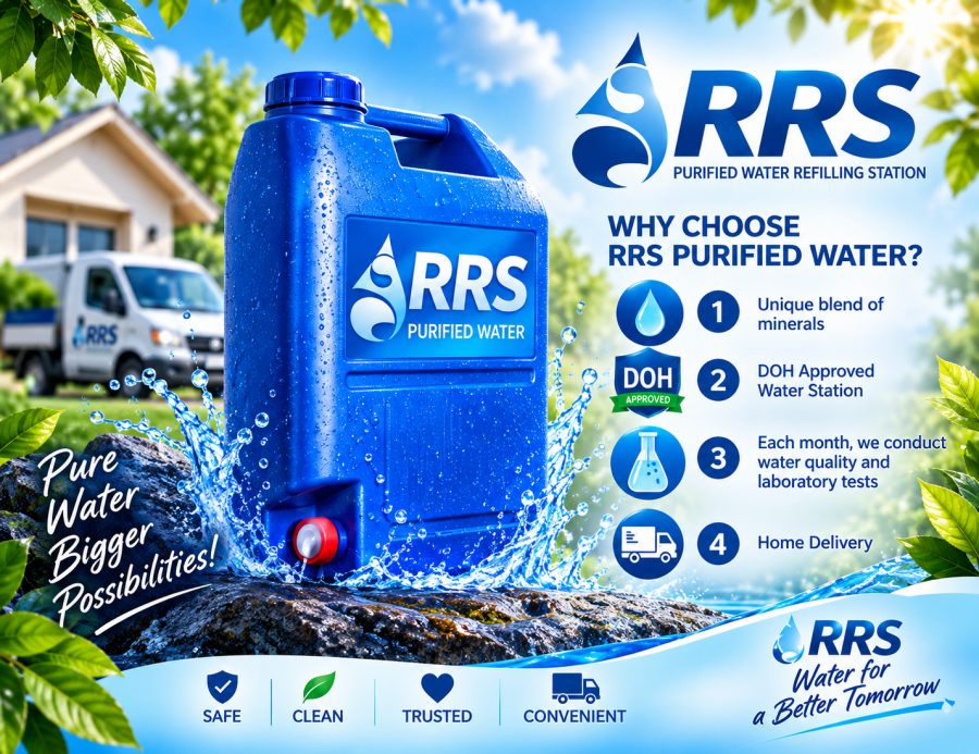Slim Container Water Refill